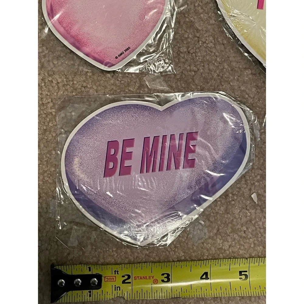 Vtg Valentine's Day Heart Garage‎ Magnets Large